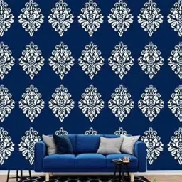 Damask Wall Design Stencils for Wall Painting for Home Wall Decoration � Suitable for Room Decor, Ceiling, Craft and Floors (16 inch x 24 inch) (KHS238) KHS238 (SIZE:16" x 24")Beautiful reusable Wall Stencil-28