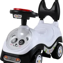 Panda Zoom Rideon Car for Kids with Music Backrest, & Big Wheels-39