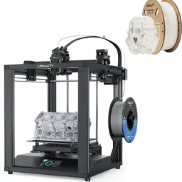 Creality Ender 5 S1 3D Printer with white PLA 1.75mm 3D Printer-image-3