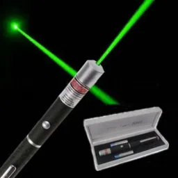 loretto Green Multipurpose Laser Light Disco Pointer Pen Lazer Beam with Adjustable Antena Cap to Change Project Design for Presentation image 3