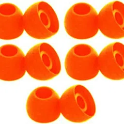 Somapa 10 Pcs (5 Pair) Purple Silicon Earbuds Rubber For Realme buds Tips in The Ear Headphone Cushion (Size- M) In The Ear Headphone Cushion-image-62