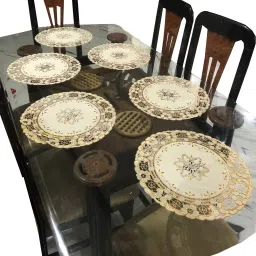 Round Pack of 6 Table Placemat-25