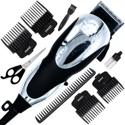 MSDIN Professional Big Corded Beard Mustache Hair Trimmer Waterproof High Power Hair Clipper Electric Razor Multicolor (0.5mm to 12mm Trimming Range) FGK Fully Waterproof Grooming Kit 0 minRuntime 4 Length Settings-18
