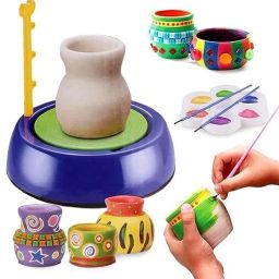 Pottery Wheel Battery Operated & Painting Kit, Arts & Crafts For kids 8-16 Years-30