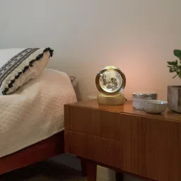 corozil 3D Moon Crystal Ball Night Lamp image 4