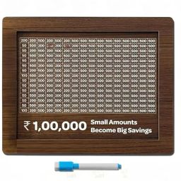 Wooden 1 lac rupees Piggy bank Coin Bank-image-9