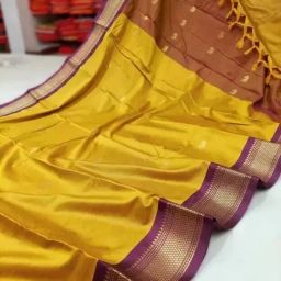 Woven Banarasi Silk Blend Saree-image-41