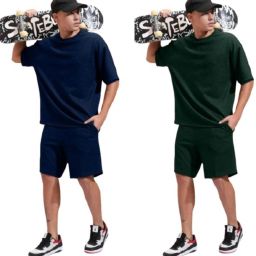 Tshirt Regular Shorts Co-ords Set-image-112