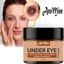 aromine Under Eye Cream For Bye Bye Dark Circles Reduces Eye Puffiness- image 3