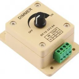 12V-24V 8A Adjustable Dimmer Switch For Single LED Strip 8 A Rotary Dimmer-2