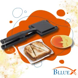 blluex Non-Stick Hand Toaster, Gas Toaster, 2 Slice Toast Open Grill, Toast, Grill image 5