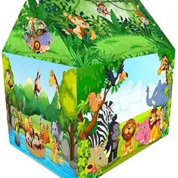 Jungle House Kids Play Tent House for Girls and Boys Toy Home-image-57