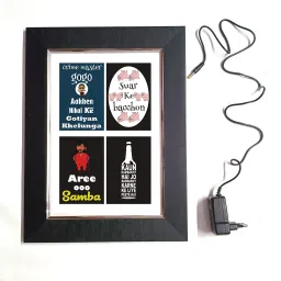 4 IN ONE CARTOON LED FRAME 11.5 BY 15.55 15.5 inch LED PHOTO FRAME-picture-0
