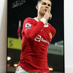 Cristiano Ronaldo Latest Poster With Autograph (13x19 inches) / For Room Decoration / For Football Fans / For Gifting Paper Print-image-14