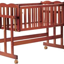 C-30 Baby Wooden Cot, baby cradle & Crib, with Mosquito Net (without Mattress) Cot-image-6
