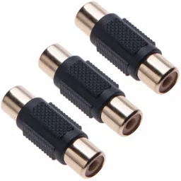 LipiWorld TV-out Cable 1 RCA Female to 1 RCA Female Coupler Converter Jointer Jack (3 PCS 1RCA F to F Jack)-image-12