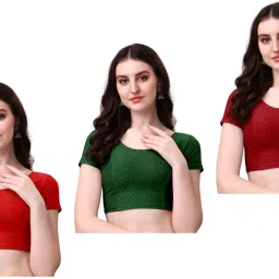 Round Neck Women Blouse-image-53