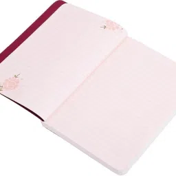 doodle Initial L lasercut Notebook,B6 (6.69 X 4.72 X 0.5 Inches), 200 Pages, 80 GSM, Diary for Women B6 Notebook Ruled 192 Pages image 4