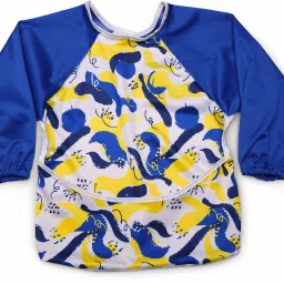 Baby Long Sleeve Bib, Toddler Children's Leak-Free Baby Bib with Sleeves,-10