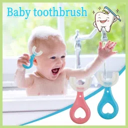 U shape baby tooth brush. foodgrade silicon soft bristels Extra Soft Toothbrush-image-15