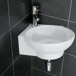 Premium Quality Ceramic Corner Basin. Unique Style Bathroom Basin. Corner Basin-picture-26