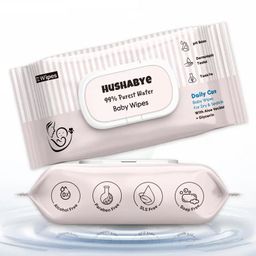 Soft Baby Wipes with Aloe Vera,Rash-Free(72 Wipes Each Pack,Pack of 2)-image-63