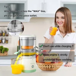 voltegic Household interface low noise wireless citrus juicer Mixer Juicer Jar image 5