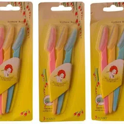EYEBROW RAZOR PACK OF 3 X 3 (Pack of 3), Women-image-91