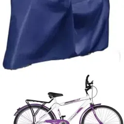 Cycle Cover Plain Blue For YOYO IBC 26T Bicycle Cover Free Size-image-18