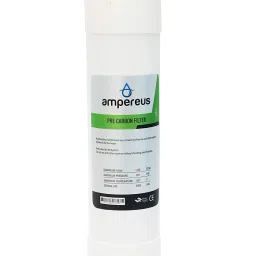ampereus Quick Fit (push-in) Inline Filter Complete Set with Pre Carbon, Sediment Filter, Post Carbon Filter with Connectors Suitable for all Kind of domestic RO/UV/UF Water Purifier Solid Wire Connector image 2