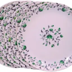Pack of 6 Melamin Smart model no-502,10 inch full dinner plate set-6 pcs of melamine Dinner Set-image-21