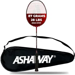Dynamic Power 100 With Gutting & Unstrung Black, Red Unstrung Badminton Racquet-image-61