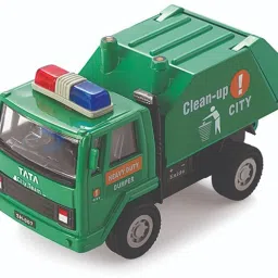 Pull Back & go Clean Up City Vehicle With Trolley Toys for kids-image-1