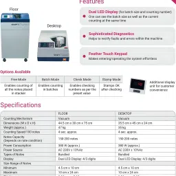 premium countng Godrej Swift Turbo - Desktop counter Note Counting Machine image 3