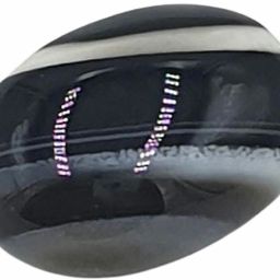Sahiba Gems Black Cut Natural Agate Gemstone-image-22