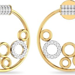 PC Jeweller The Magmina Yellow Gold 18kt Diamond Stud Earring-image-94