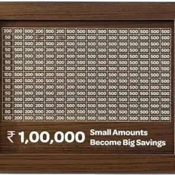 Wooden Money Bank,Coin Box with Carved Design for Kids,Savings Challenge Box Coin Bank-picture-15