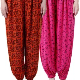 Printed Viscose Women Harem Pants-image-39