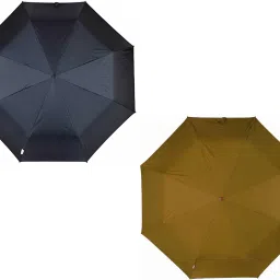 3 Fold Umbrella Color and Black Combo of 2 for Man & Woman Umbrella-image-85