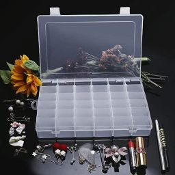 30-Days 36-Grid Adjustable Pills/Cosmetic/Make Up/Medicine Organizer/Box x1.301 Pill Box-26