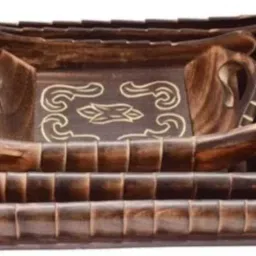 Serving Tray Set of 3 Pcs Tray Serving Set-5