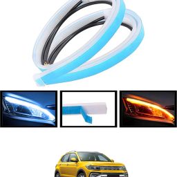 Waterproof New Design Universal Audi Strip Yellow & White Light For Car-261 Car Fancy Lights-image-52