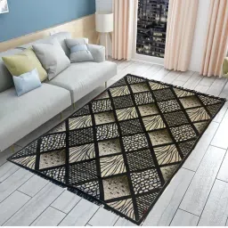 Black Cotton Carpet-26