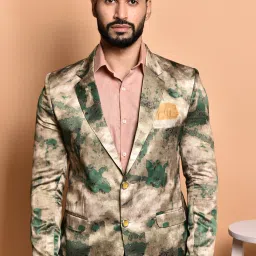 Men Printed Single Breasted Casual Blazer-picture-36