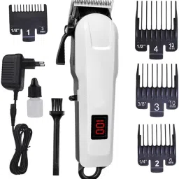 Nka Stainless steel blade hair shaving tool for Salon Trimmer 240 min Runtime 4 Length Settings-image-74