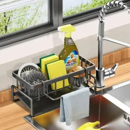 Containers Kitchen Rack Dish Drying Rack For Kitchen Counter With Drainboard Carbon Steel-picture-14