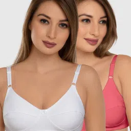 Pack of 2 Women Full Coverage Non Padded Bra-image-2