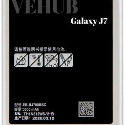 VEHUB Mobile Battery For Compatible Samsung Galaxy J7 (J700F) / 3000mAh (Premium Quality)-27