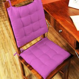 Chair Pad Cushion For Indoor/outdoor Cotton Solid Chair Pad Pack of 1-image-93