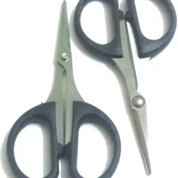 2 Pic Scissors for Nose Hair Cutting for Men and Women. Size - 4 Inch Scissors-17